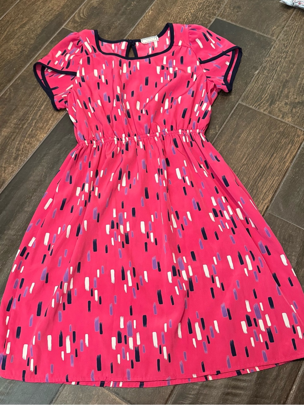 EUC Soprano Girls Brushstroke Skater Dress